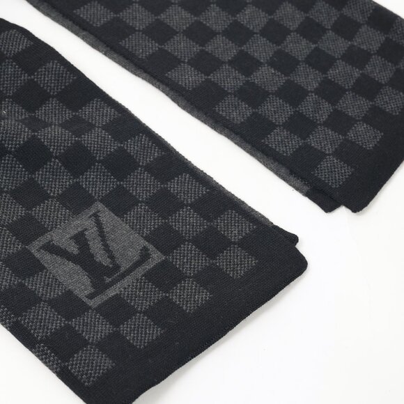 Louis Vuitton Damier Graphite Wool Scarf - Picture 2 of 3